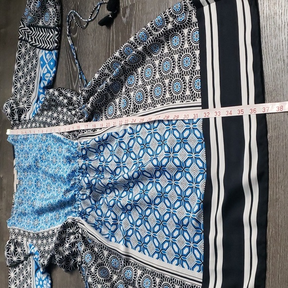 LOFT MEDALLION BLOUSON BOHO DRESS SIZE: LP - Picture 12 of 14